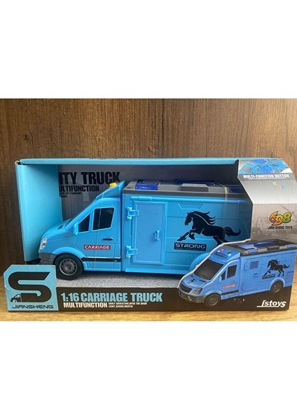 At Arabası Oyuncak At Nakil Aracı At Figür Oyuncak At Taşıyan Kamyon