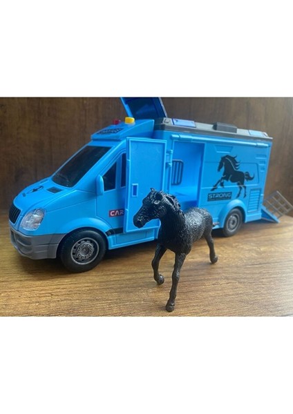 At Arabası Oyuncak At Nakil Aracı At Figür Oyuncak At Taşıyan Kamyon modelleri