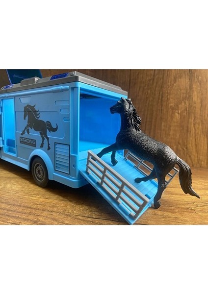 At Arabası Oyuncak At Nakil Aracı At Figür Oyuncak At Taşıyan Kamyon fırsatları
