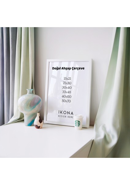 Doğal Ahşap Poster Çerçevesi | Ahşap Çerçeve |poster Çerçevesi | Modern Stil Minimal Duvar Dekoru fiyatları
