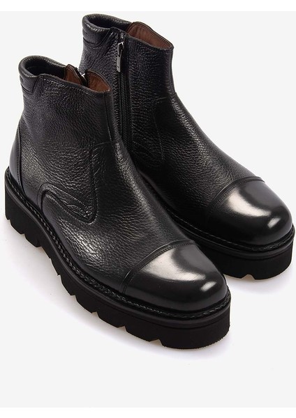 Geyik Derisi Siyah Günlük Erkek Ayakkabı 63876 modelleri