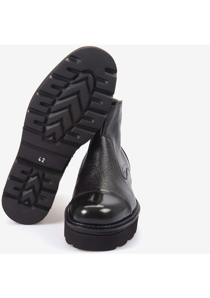 Geyik Derisi Siyah Günlük Erkek Ayakkabı 63876 indirimleri