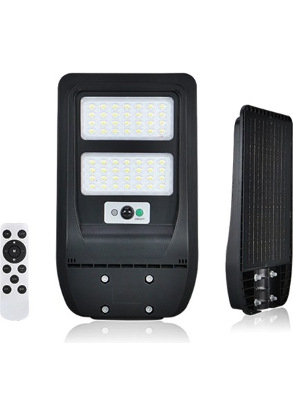 Güneş Enerjili 200W Dış Mekan Bahçe Aydınlat Beyaz LED -Uzaktan Kumandalı Hareket Sensörlü -Hs 3864