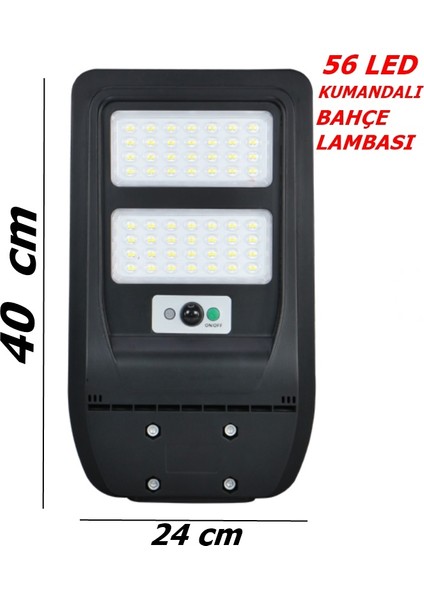 Güneş Enerjili 200W Dış Mekan Bahçe Aydınlat Beyaz LED -Uzaktan Kumandalı Hareket Sensörlü -Hs 3864 modelleri