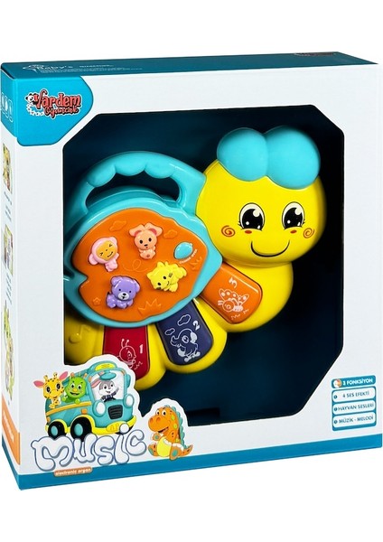 - Kutulu Solucan Bebek Piyanosu Işıklı ve Müzikli / JLG-855-64A