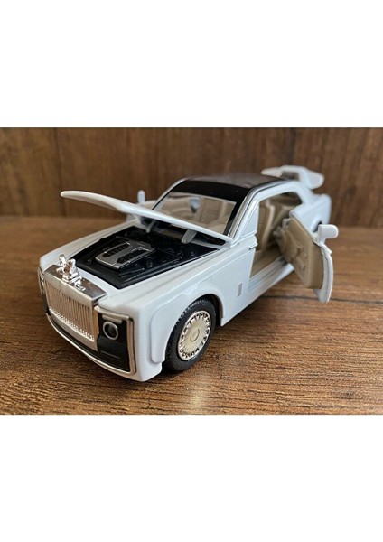 Rolls Royce Sweptail Oyuncak Rolls Royce Araba Metal Işıklı Sesli Kapı Bagaj Kaput Açılır
