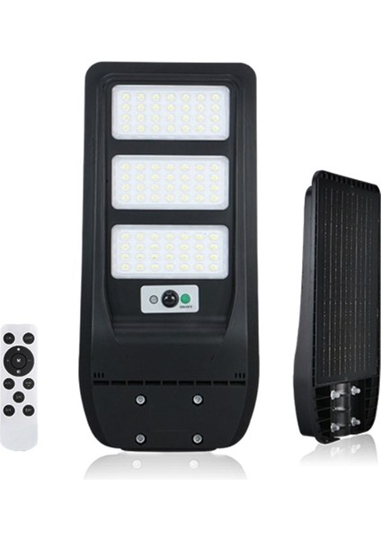 Güneş Enerjili 300W Dış Mekan Bahçe Aydınlat Beyaz LED -Uzaktan Kumandalı Hareket Sensörlü -Hs 3865