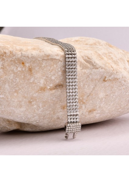 14 Ayar Altın 4 Sıra Su Yolu Bileklik – Zarif ve Modern Takı