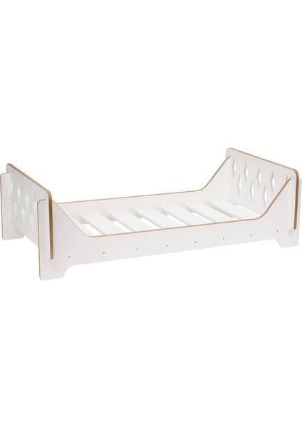 Montessori Çocuk Karyolası 70X140, Beyaz Mdf, Alçak Tasarım Güvenli Yatak modelleri