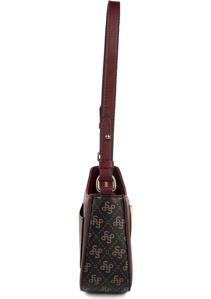 Kadın Çapraz Çanta 1132-48653 Sılver Polo Çapraz Bayan Çantası M178 Kahve Sarı-Mat Bordo modelleri