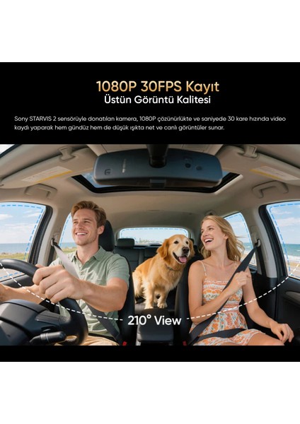 RNF210 A229 Pro / Plus / Ultra Uyumlu 1080P Kızılötesi Balıkgözü Iç Kamera modelleri