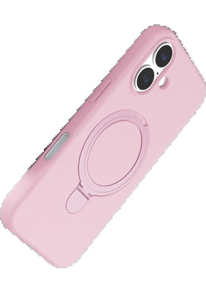 Apple iPhone 16 Plus Regal Magsafe Standlı Kapak - Açık Pembe fırsatları