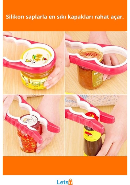 Ergonomik Silikon Tutma Saplı Konserve Kapak Açacağı fiyatları