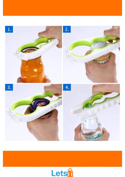 Ergonomik Silikon Tutma Saplı Konserve Kapak Açacağı indirimleri
