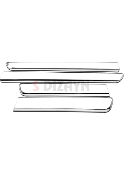 Peugeot Bipper Krom Yan Kapı Çıtası 4 Prç 2007-2017