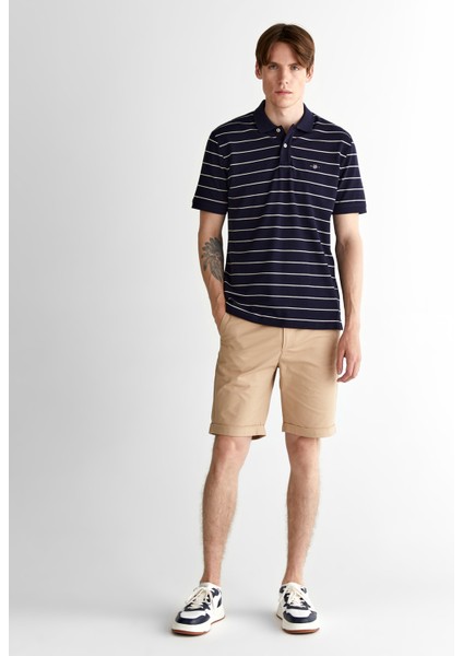 Erkek Lacivert Regular Fit Çizgili Polo 2014026.433 modelleri