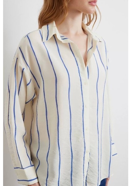 Modal Kumaş Çizgili Gömlek fiyatları