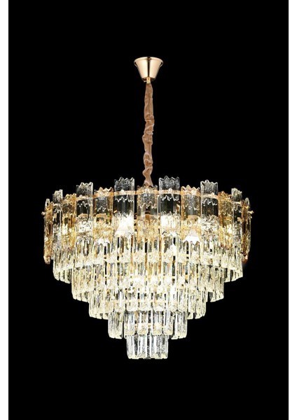 Artemis Gold 50 cm Kristal Avize – Salon ve Oturma Odası modelleri