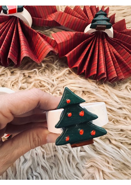 3lü Yılbaşı Yeniyıl Peçete Halkası Peçetelik modelleri