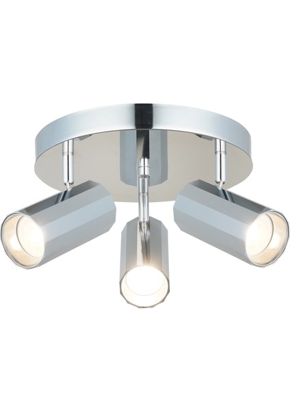 Okta 3 Lu Krom Plafonyer 3XGU10