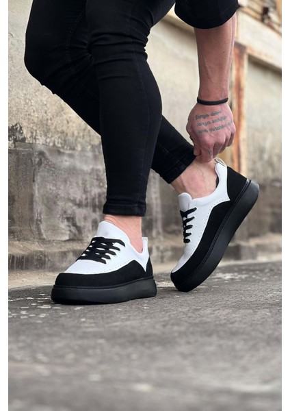 Kömür Beyaz Ortopedik Taban Erkek Casual Ayakkabı fiyatları