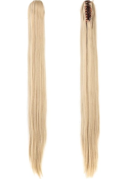 Tokalı Düz At Kuyruğu / Kumral Beyaz Platin Röfleli modelleri