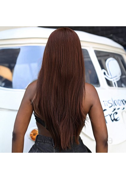 Açık Kahverengi / Önler Platin Işıltılı Tül Peruk indirimleri