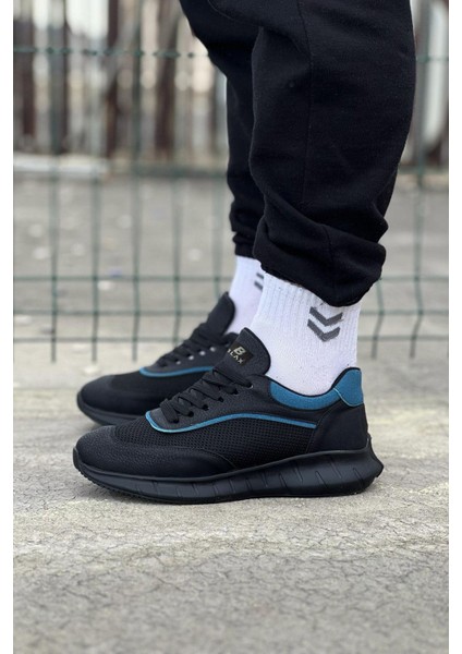 Kömür Mavi Triko Erkek Spor Ayakkabı fiyatları