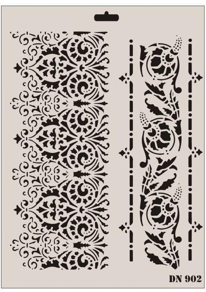 Rich Dantel Seri DN-902 Stencil 35X25 cm