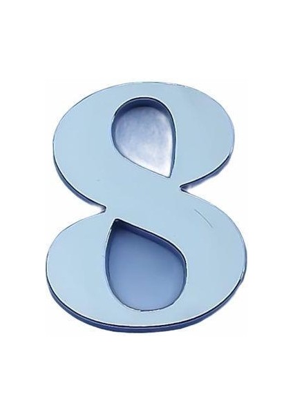 Cemax Villa Boy 7 Rakamı 8,5 cm Yapışkanlı