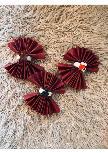 3lü Yılbaşı Yeniyıl Peçete Halkası Peçetelik