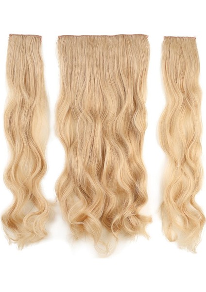 Fiber Sentetik Dalgalı Yarım Ay + 2 Yan Çıt Çıt / Balköpüğü Beyaz Platin Röfleli fiyatları