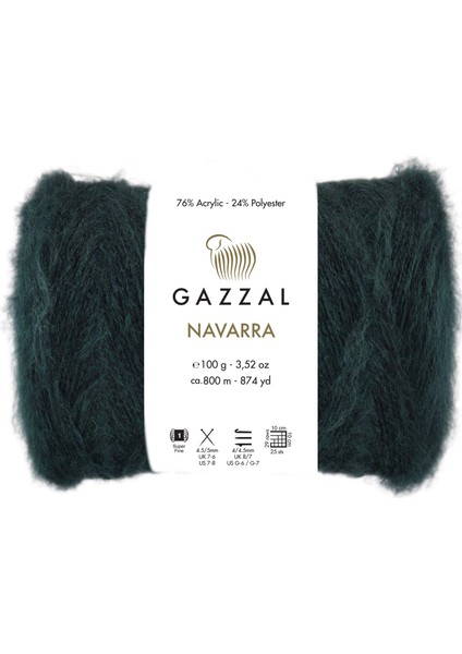 Navarra 100GR 800MT El Örgü Ipliği Moher