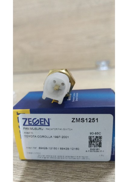 ZMS1251 89428-12150 89428-12160 Fan Musuru (90-85 C) Toyota Corolla 1997-2001 fiyatları