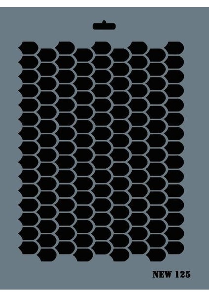 Rich New Seri N-125 Stencil 35X25 cm