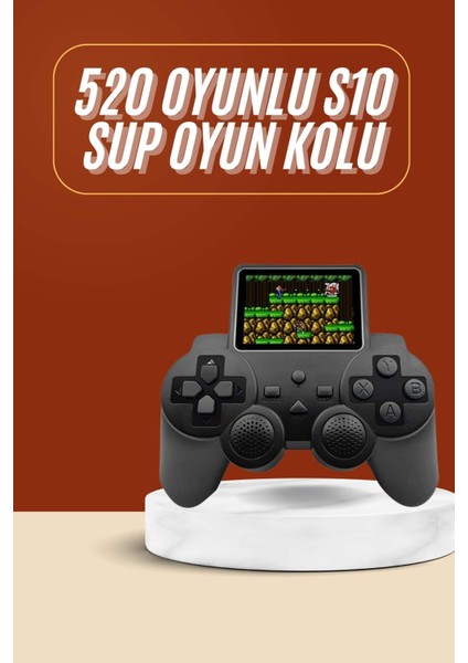 Yeni Nesil Mini Atari 520 Retro Oyunlu S10 El Atarisi Video Oyun Konsolu