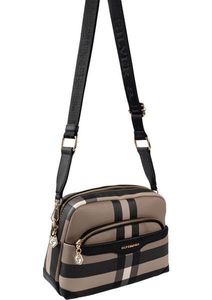 Kadın Çapraz Çanta 1201-48529 Sılver Polo Çapraz Bayan Çantası MK80 Kahve-Mat Siyah fiyatları