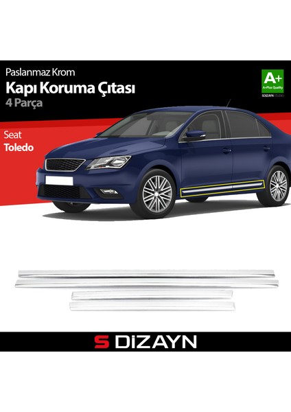 Seat Toledo Kapı Koruma Çıtası Krom 2013-2019 modelleri