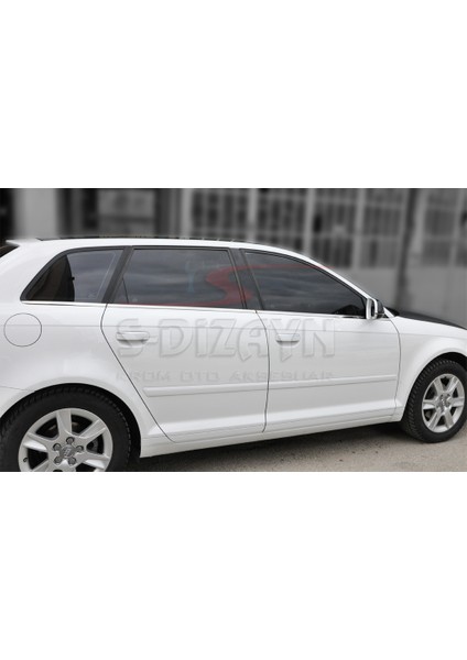 Audi A3 Krom Cam Çıtası 6 Prç 2004-2012 modelleri