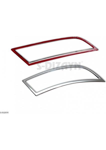 Skoda Superb Krom Egzoz Çıkışı 2 Parça 2015-2019