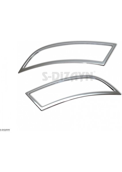 Skoda Superb Krom Egzoz Çıkışı 2 Parça 2015-2019