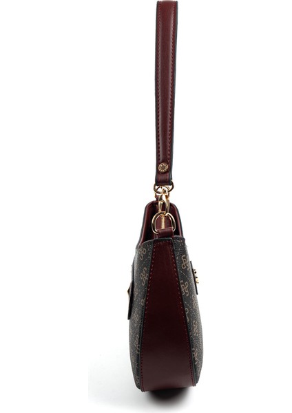 Kadın Çapraz Çanta 1251-48377 Sılver Polo Çapraz Bayan Çantası M178 Kahve Sarı-Mat Bordo modelleri