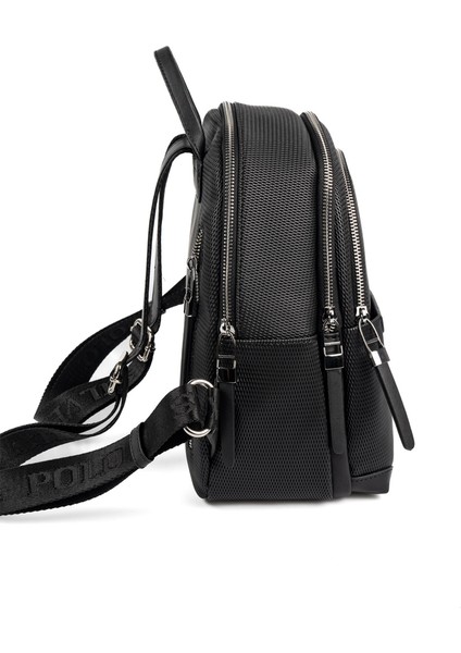 Kadın 1265-48625 Sılver Polo Sırt Çantası M86 Siyah-Mat Siyah modelleri