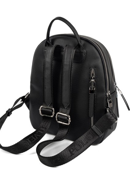 Kadın 1265-48625 Sılver Polo Sırt Çantası M86 Siyah-Mat Siyah fırsatları