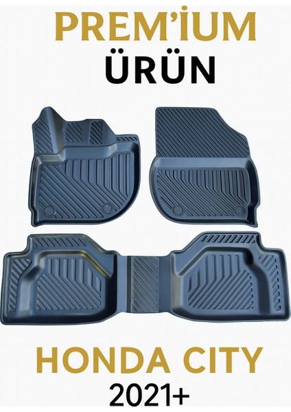 Honda City 2021+ Uyumlu 3D Oto Paspas Premium modelleri
