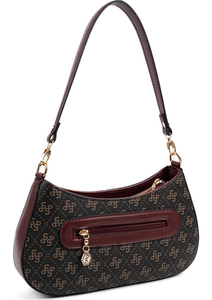 Kadın Çapraz Çanta 1251-48377 Sılver Polo Çapraz Bayan Çantası M178 Kahve Sarı-Mat Bordo fırsatları