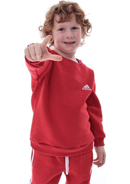 Erkek Çocuk Şeritli Polar Eşofman Takımı – Rahat ve Yumuşak Kumaş fırsatları