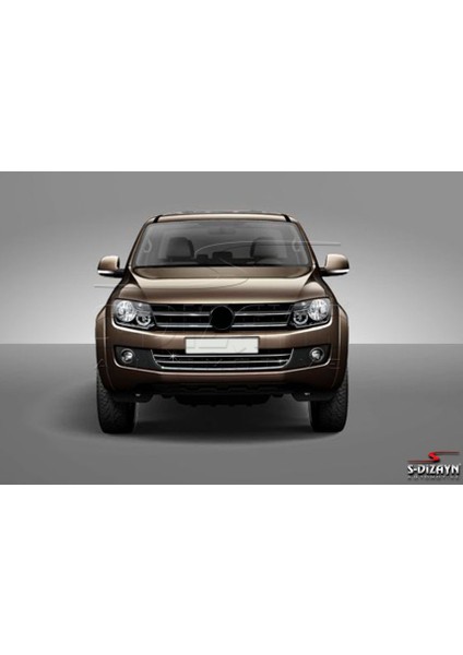 VW Amarok Krom Ön Tampon Çıta 2 Prç (4X4) 2010-2016 modelleri