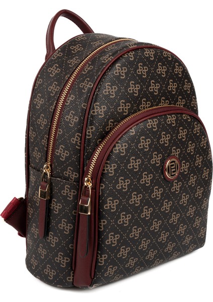 Kadın 1062-48534 Sılver Polo Sırt Çantası M178 Kahve Sarı-Mat Bordo fiyatları