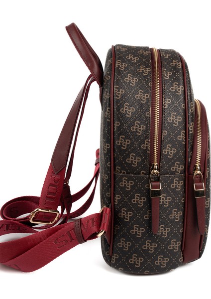 Kadın 1062-48534 Sılver Polo Sırt Çantası M178 Kahve Sarı-Mat Bordo modelleri